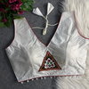 
Rk Blouse Heavy Rayon Cotton With Gamthi Patch & Shell Lace Pattern Wholesale Suppliers In Mumbai
